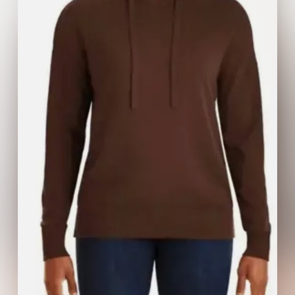 Luxury Cashmere Blend Hoodie Size SMALL New - Picture 2 of 6